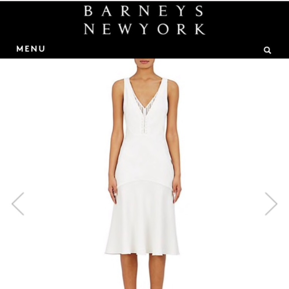 J. Mendel white dress